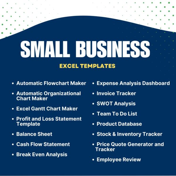 Small Business Owner Excel Sheets
